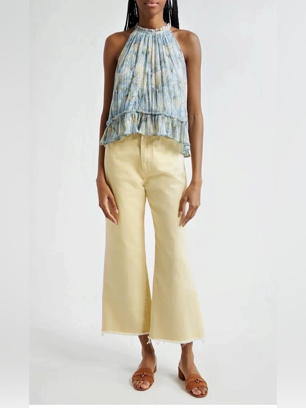 Veronica Beard Size 14 Renee Blue Floral Top Msrp $448